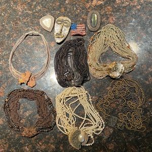 Micki Ravitz - price includes all necklaces and pins bundle!